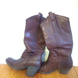 Frye Taylor Pull-On Boots Dark Brown Size 6